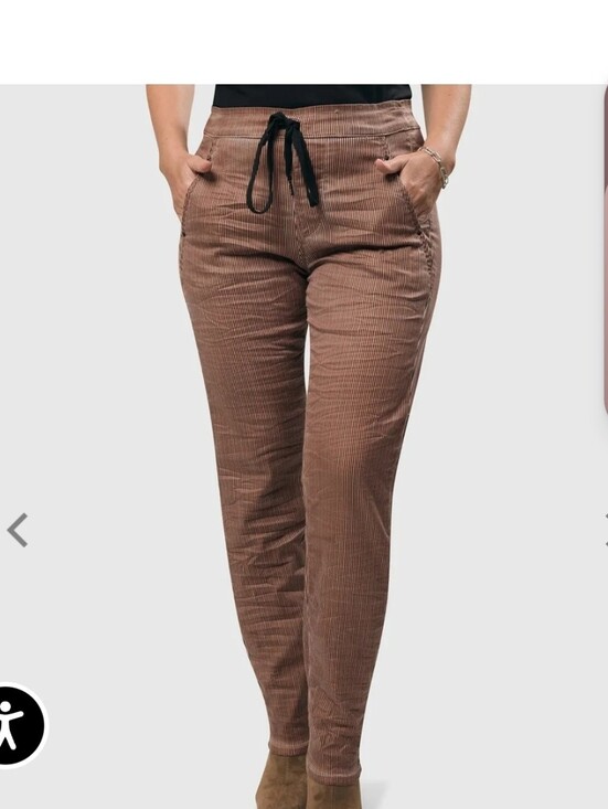 Alembika Pants - Alembika Iconic Pinstripe Stretch Jeans